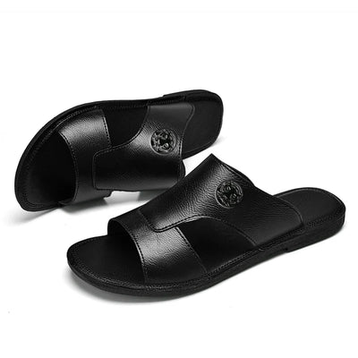 Devon® | Leather Men'S Slippers