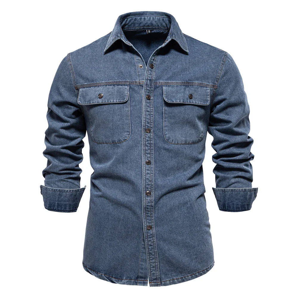 Devon® | Men'S Denim Blouse
