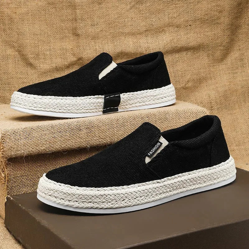 Cyrus | Breathable Slip-On Canvas Shoes
