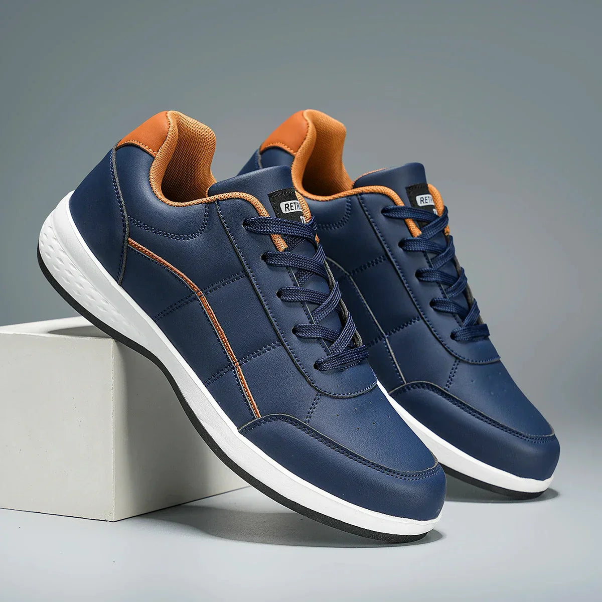 Gideon | Stylish Leather Sneakers