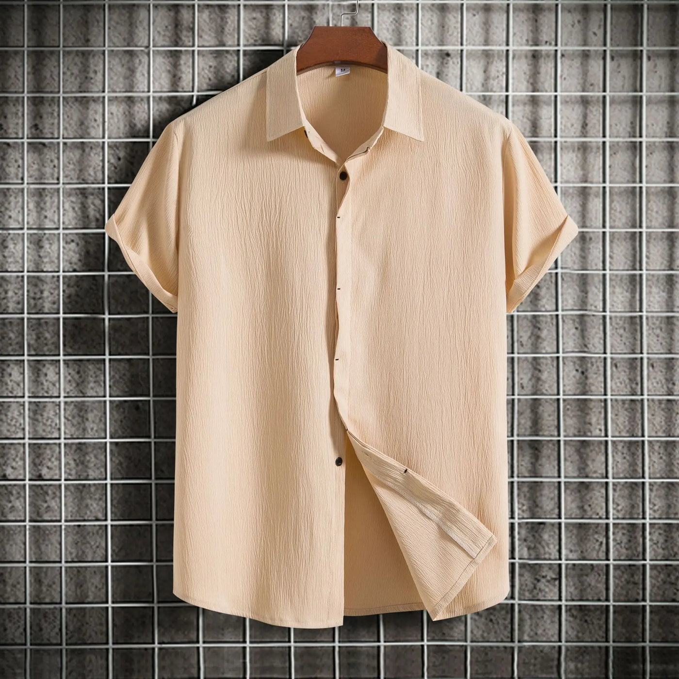 Steven | Cotton Linen Short Sleeved Shirt