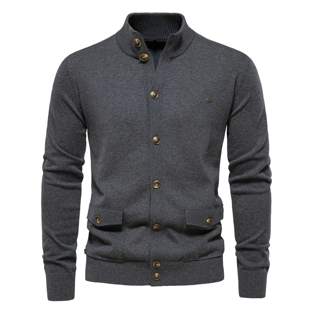 Domiciano® | Men'S Buttoned Knitted Cardigan