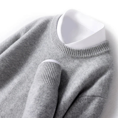 Eamon® | Wool Sweater With O-Neck