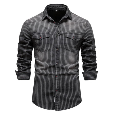 Wilson® | Striped Denim Blouse