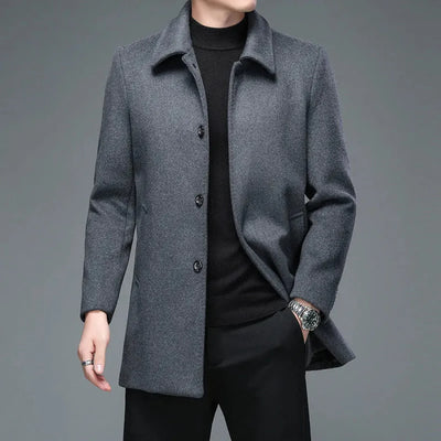 Evaristo | Spencer Classic Wool Overcoat