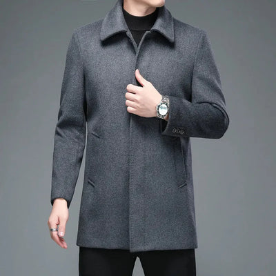 Evaristo | Spencer Classic Wool Overcoat