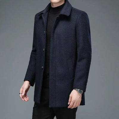 Evaristo | Spencer Classic Wool Overcoat