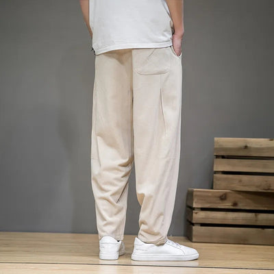 Néstor® | Taupe Casual Linen Pants