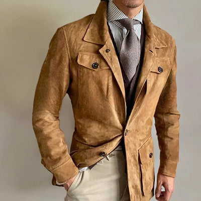 Bonifacio | Stefano Classic Tailored Suede Jacket