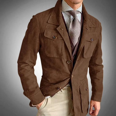 Bonifacio | Stefano Classic Tailored Suede Jacket