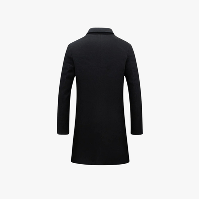 Azrael® | Stylish Wool Blend Overcoat – Tailored for the Modern Gentleman