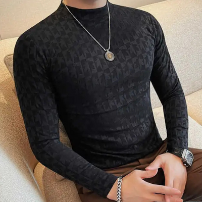 Ryan® | Men's Modern Stand-Up Collar T-Shirt