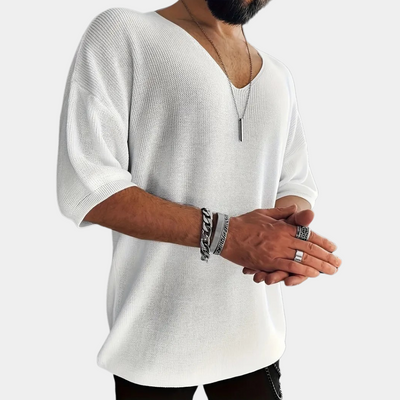 Carlos® | Classic V-neck shirt for men