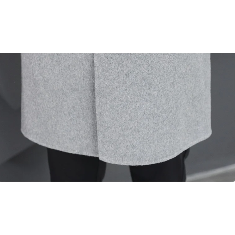 Óscar | Men's Classic Wool Coat - Minimalist Design for Winter