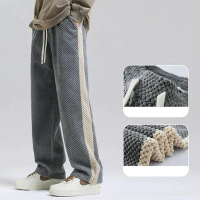 Nereo | Textured Waffle Cord Joggers