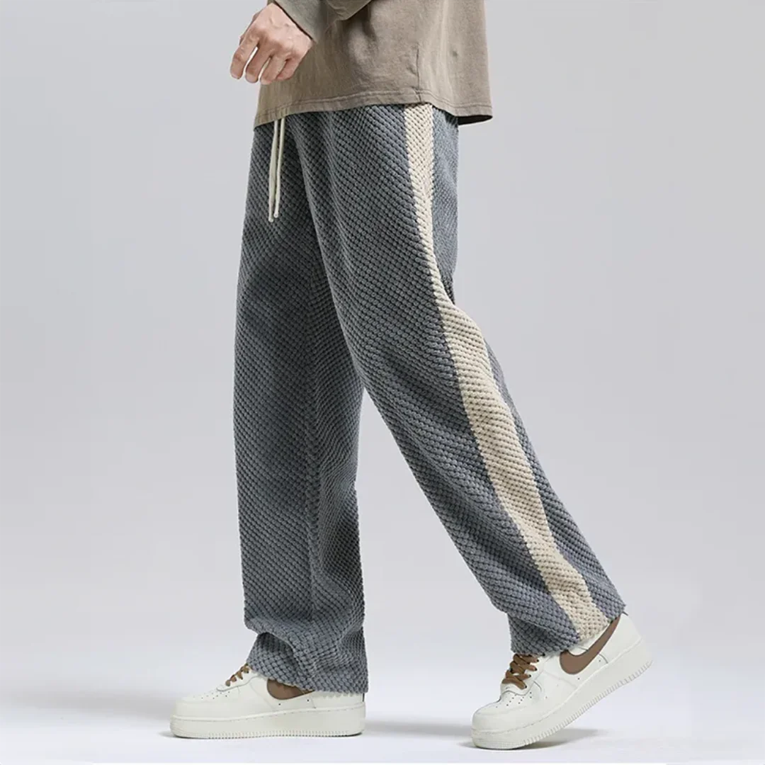 Nereo | Textured Waffle Cord Joggers