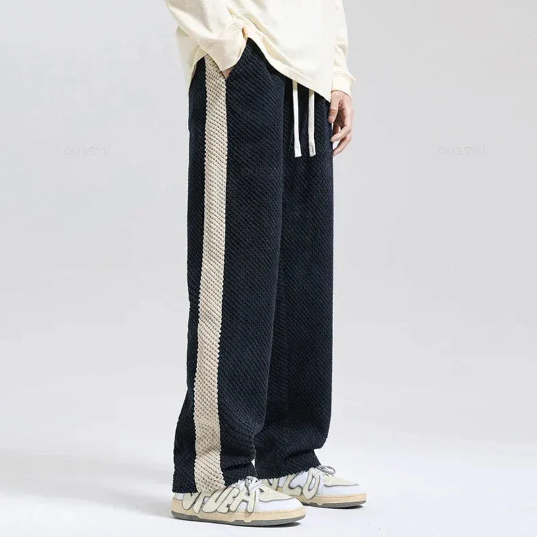 Nereo | Textured Waffle Cord Joggers