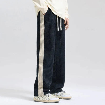 Nereo | Textured Waffle Cord Joggers