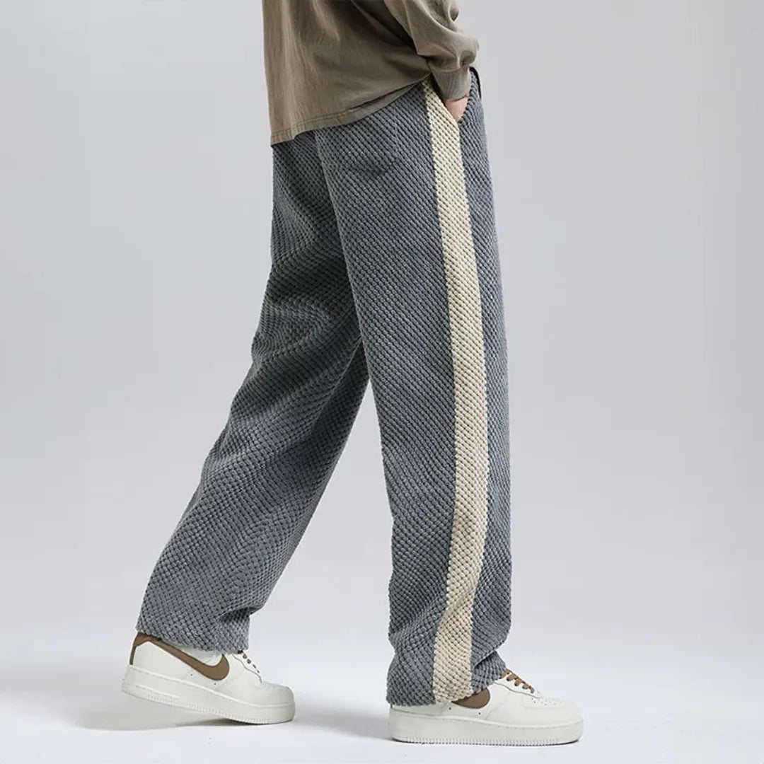 Nereo | Textured Waffle Cord Joggers