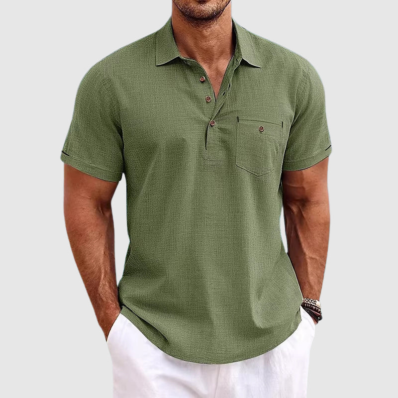 Joe | Linen Polo Shirt