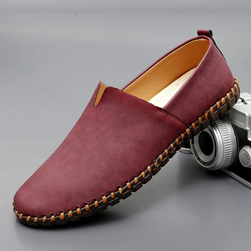 Eric | Santorini Leather Loafers