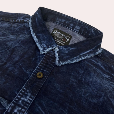 Edward® | Men's Long Sleeve Denim Shirt