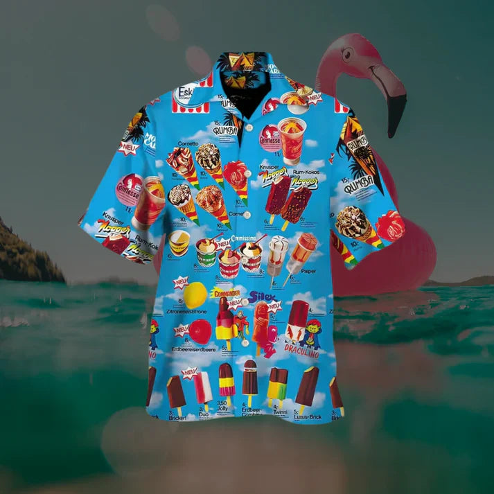 Matthew® | Retro Shirt With Ice Cream Print