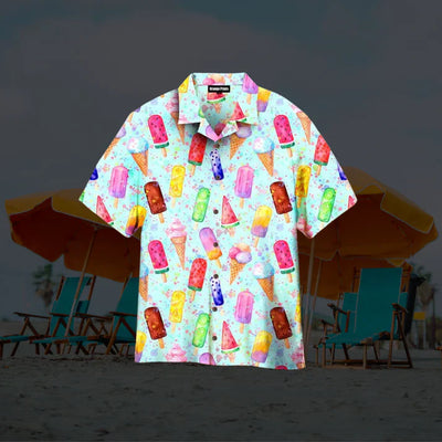 Matthew® | Retro Shirt With Ice Cream Print