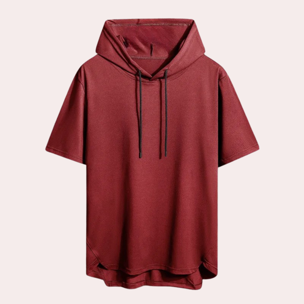 José® | Solid Color Hooded T-Shirt For Men