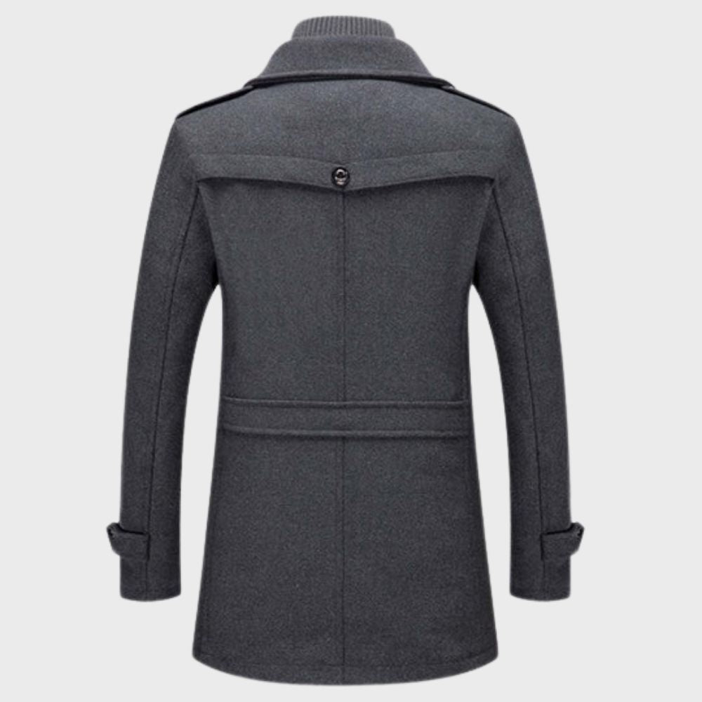 Saulo | Elegant two-piece men's coat with removable lining