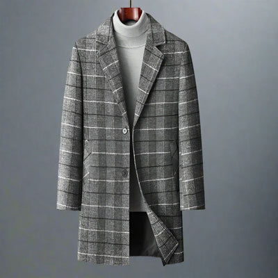 Rafa | Men's Wool Coat Classic Elegant