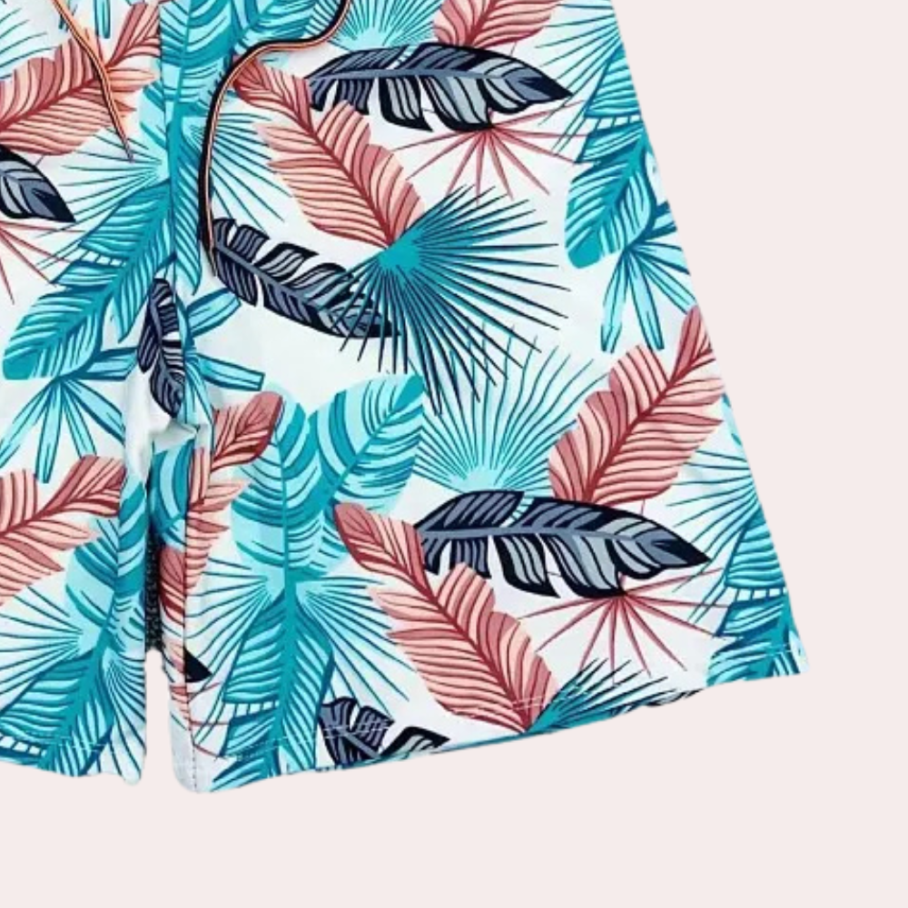 Valfredo® | Printed beach shorts for men