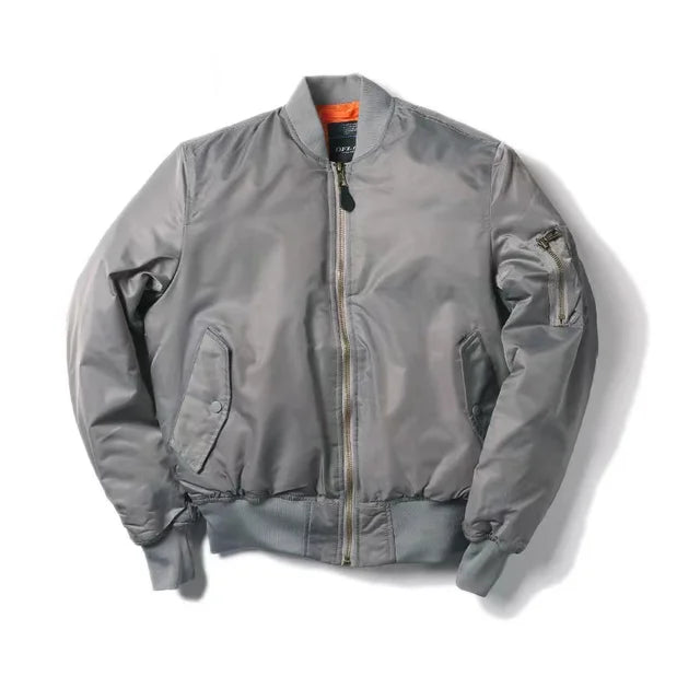 Finbar® | Unisex Bomber Jacket With Zip Pocket