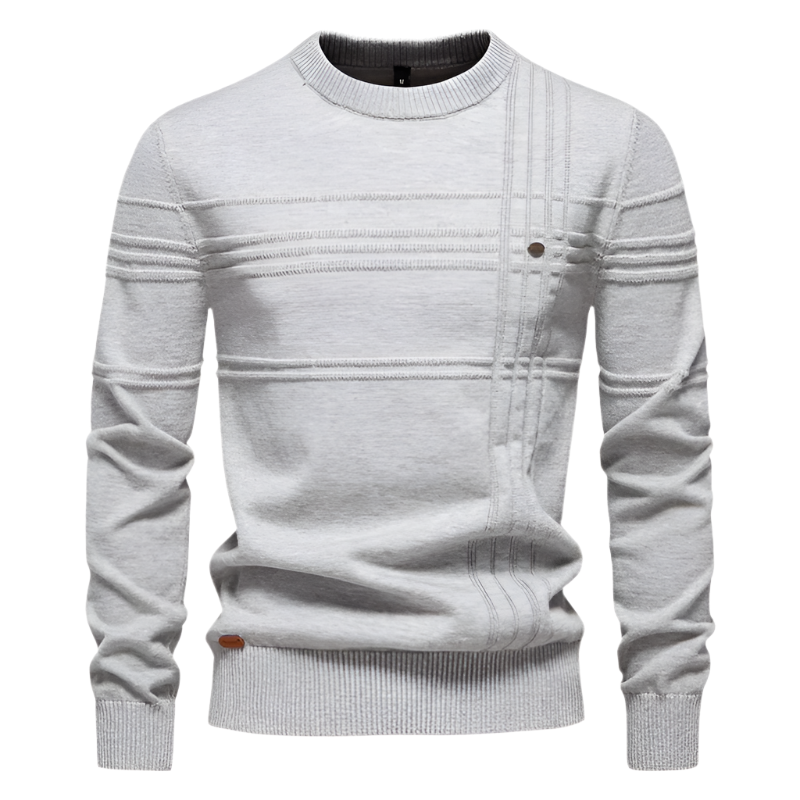 Konrad® | Sweater With A Timeless Checked Design