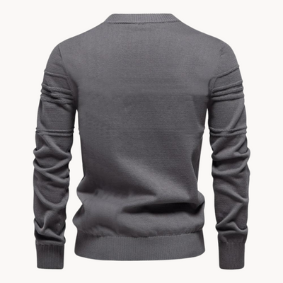 Aaron® | Men'S Sweater With Checked Design