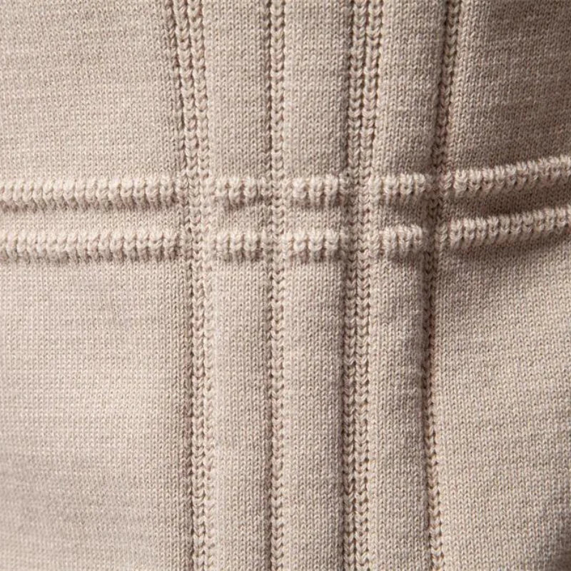 Dante | Men's structured round neck knitted sweater