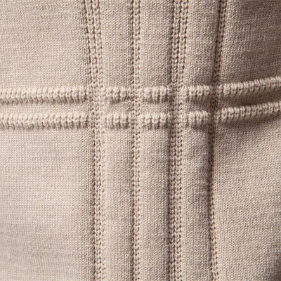 Dante | Men's structured round neck knitted sweater