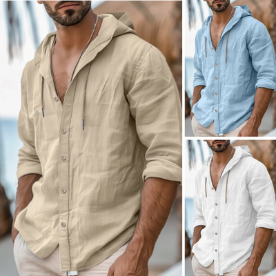 Hunter® | Linen Hoodie Shirt