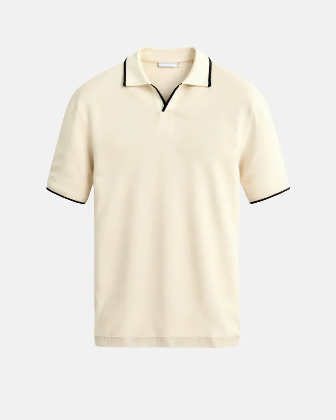 hola TAILOR-MADE PIQUÉ POLO SHIRT WITH CONTRASTING DETAILS