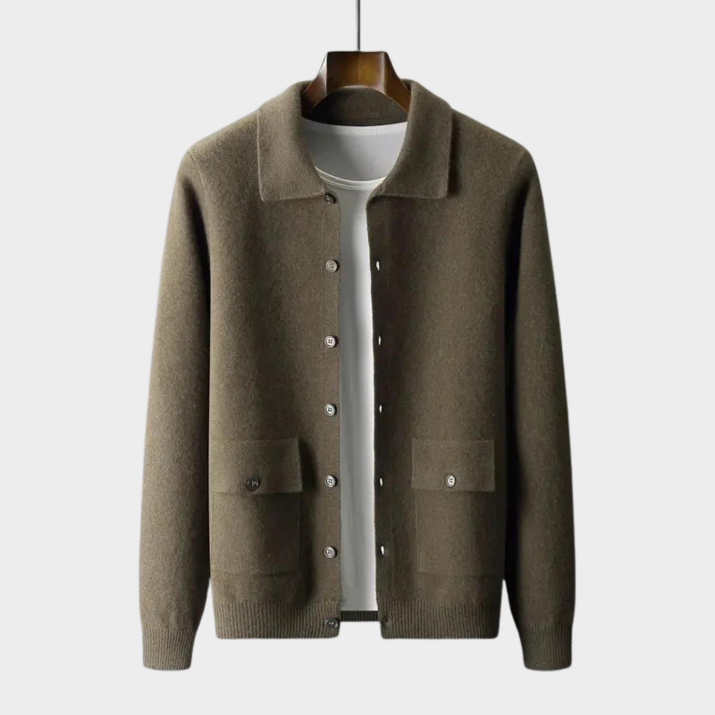 Amjad® | Cashmere Button Vest