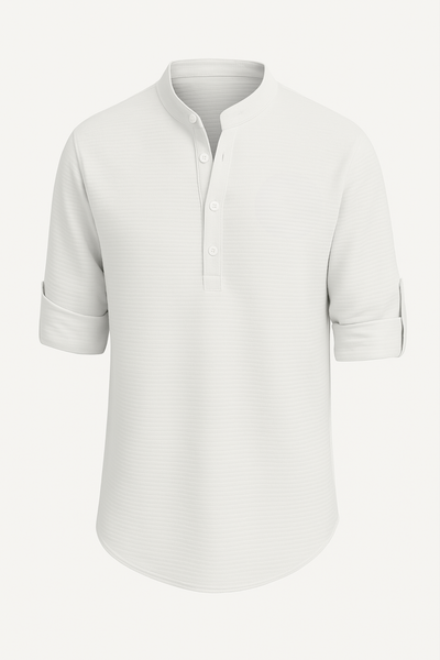 Agaton® | THE HENLEY COLLAR SHIRT
