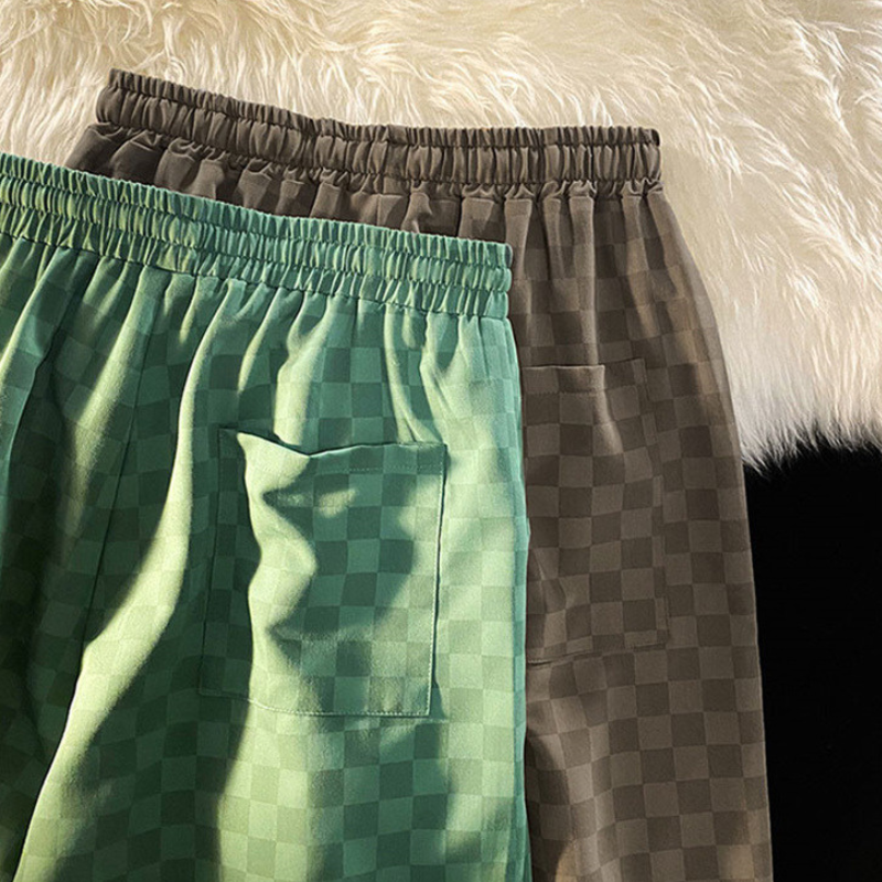 Fulvio® | Checkered Corduroy Shorts