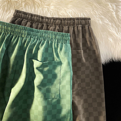 Fulvio® | Checkered Corduroy Shorts