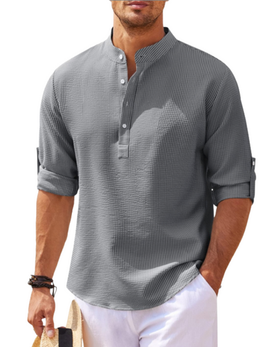 Cameron | Long Sleeved Polo Shirt