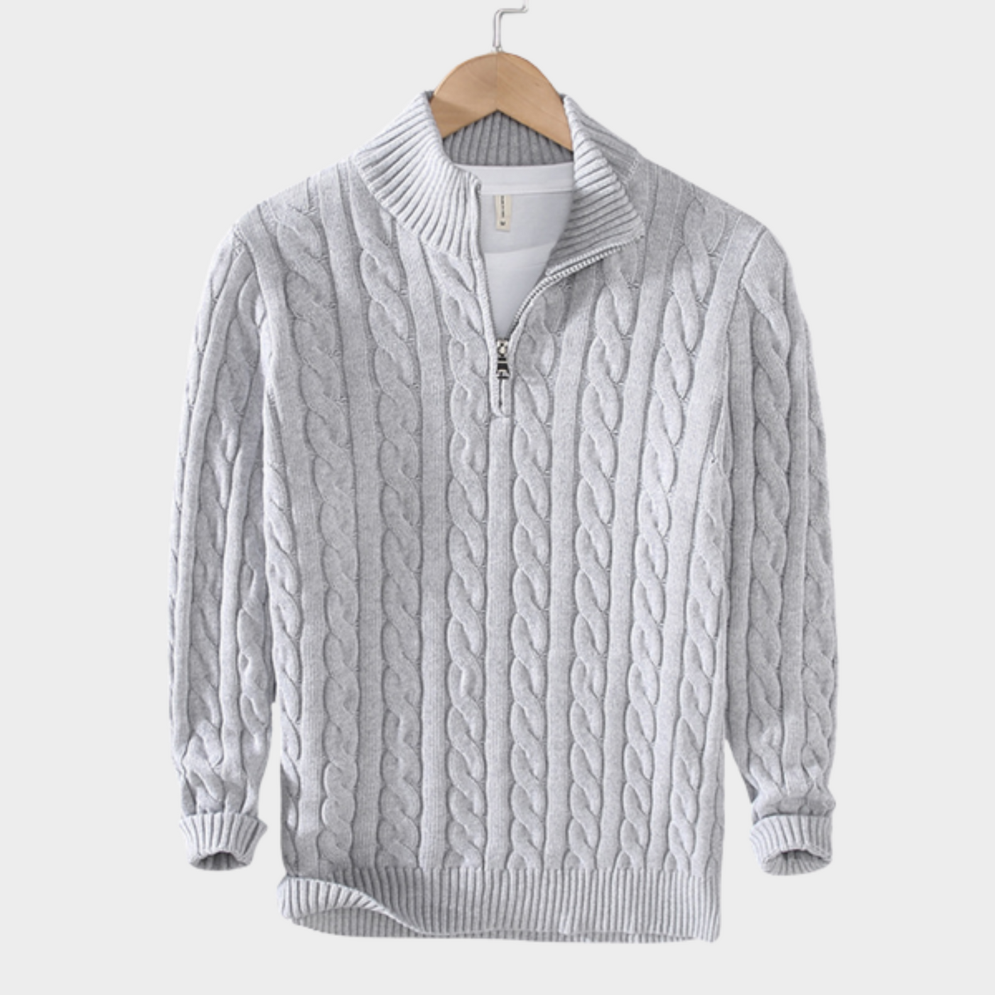 Erastus® | Casual Zip Sweater