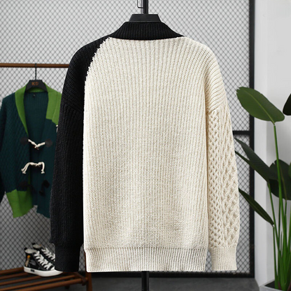 Filemón® | Patchwork Knit Cardigan