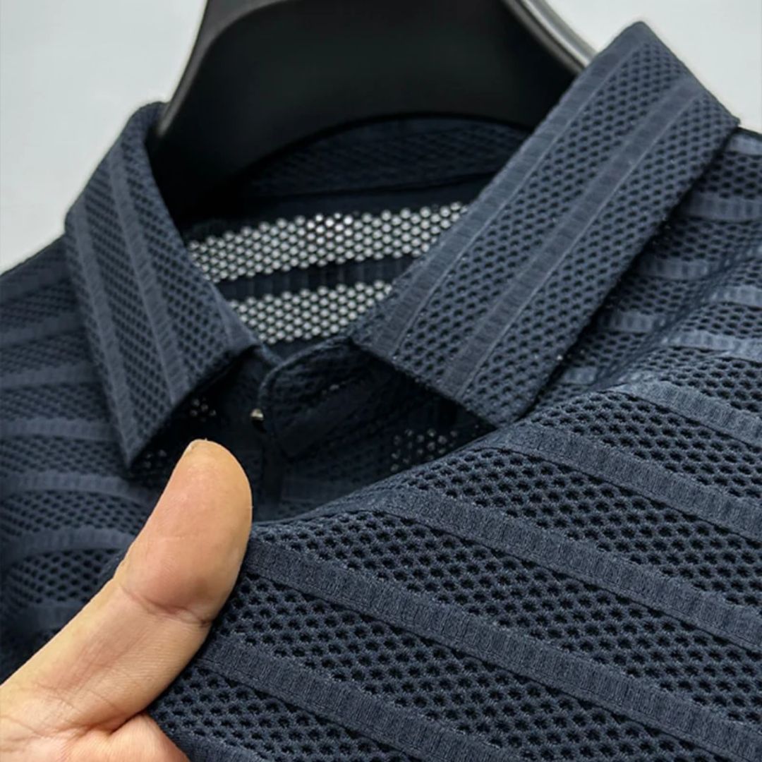 Joel® | Breathable Mesh Polo Shirt For Men