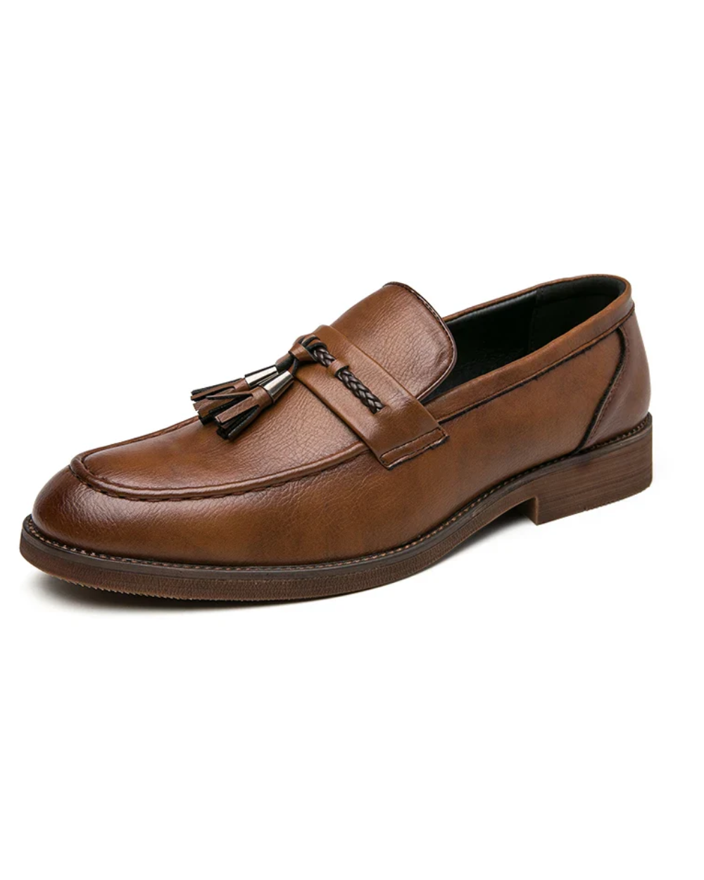 Frank | Leather Tassel Loafers