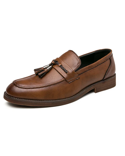 Frank | Leather Tassel Loafers