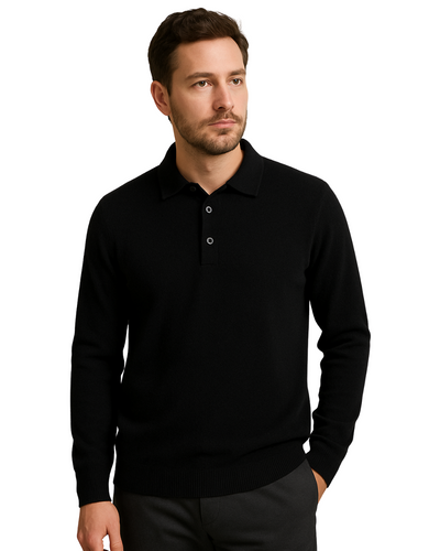 Aaron | 100% Cashmere Polo Shirt